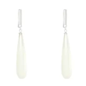 Infinity Pearl Drop Earrings