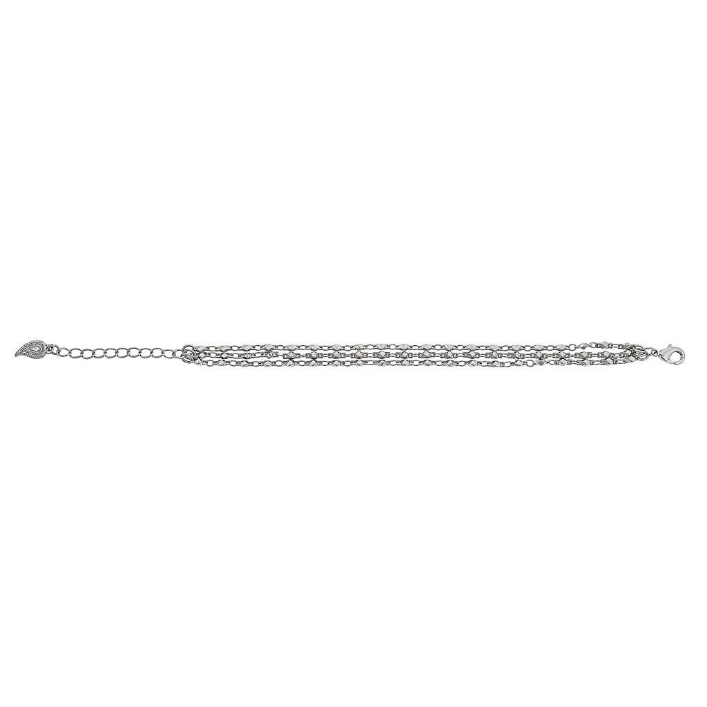 Akira Multi-Strand Bracelet in Silver