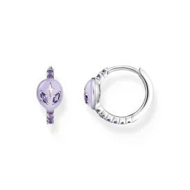 Alien Head Hoop Earrings