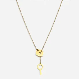 Allyson Lock & Key Necklace