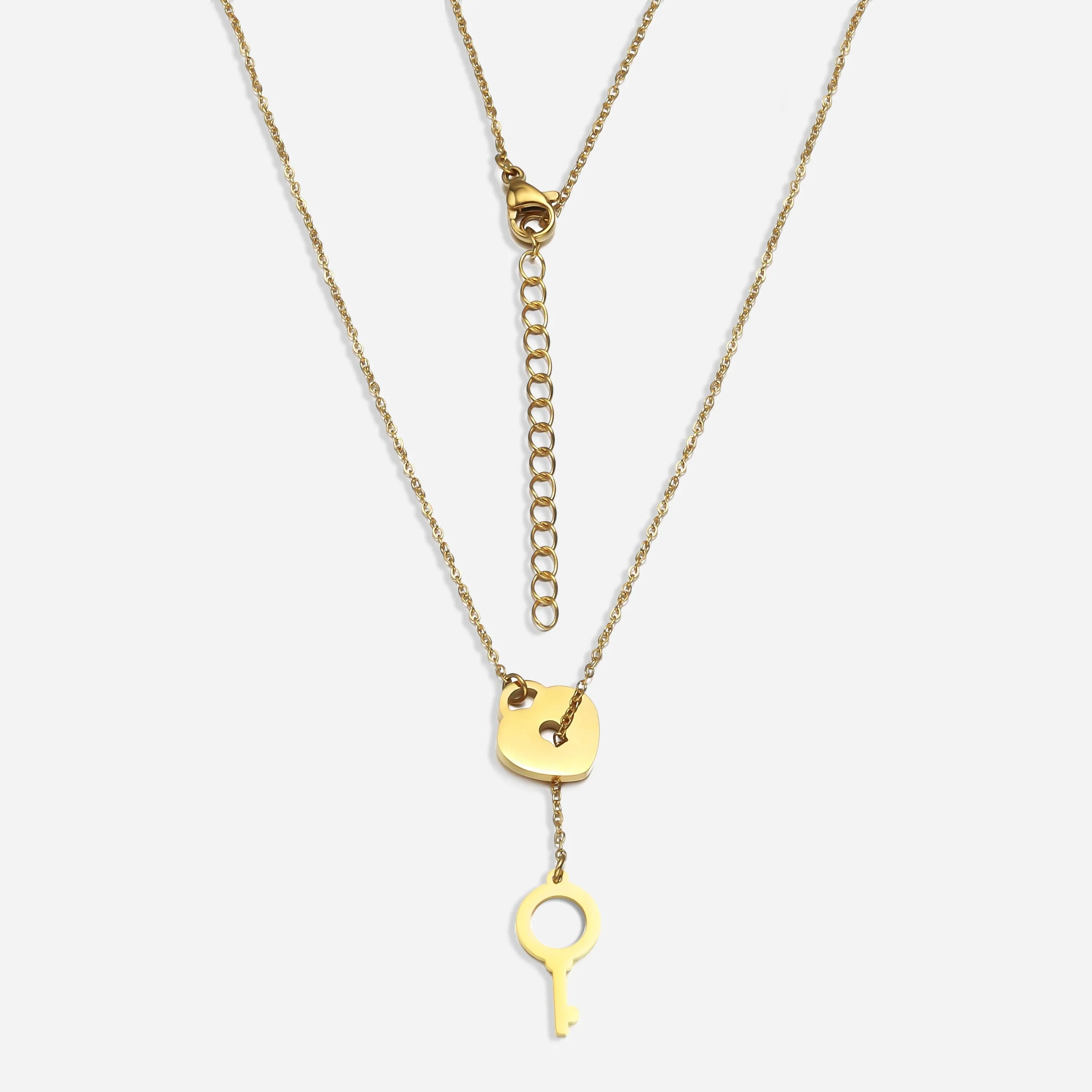 Allyson Lock & Key Necklace