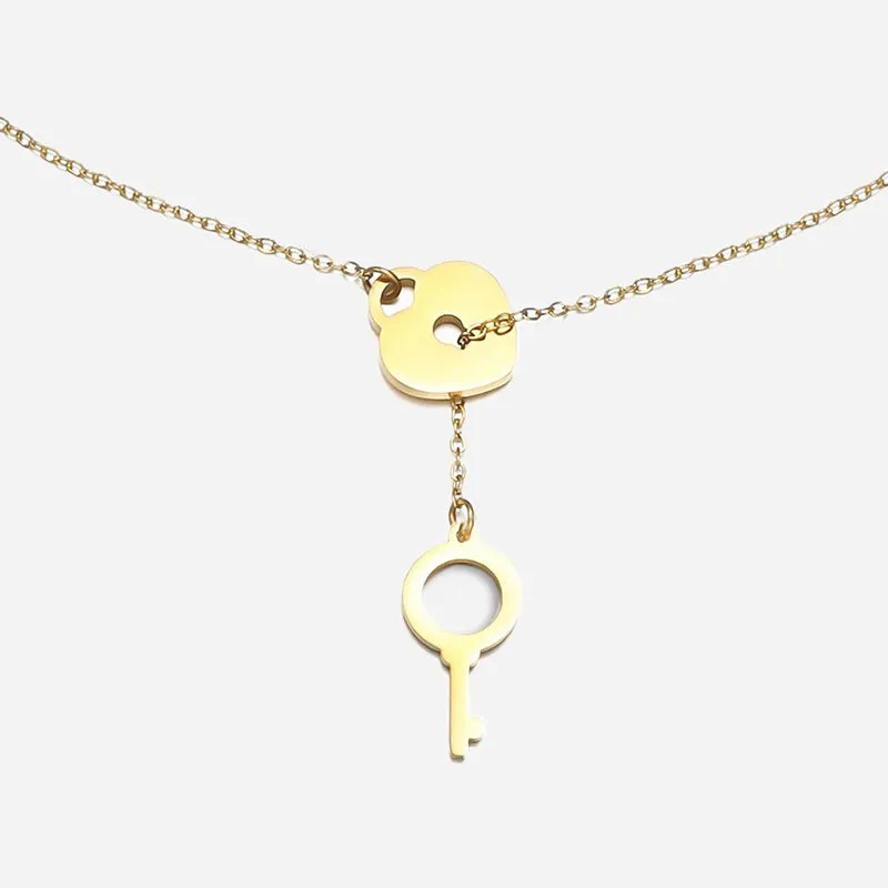 Allyson Lock & Key Necklace