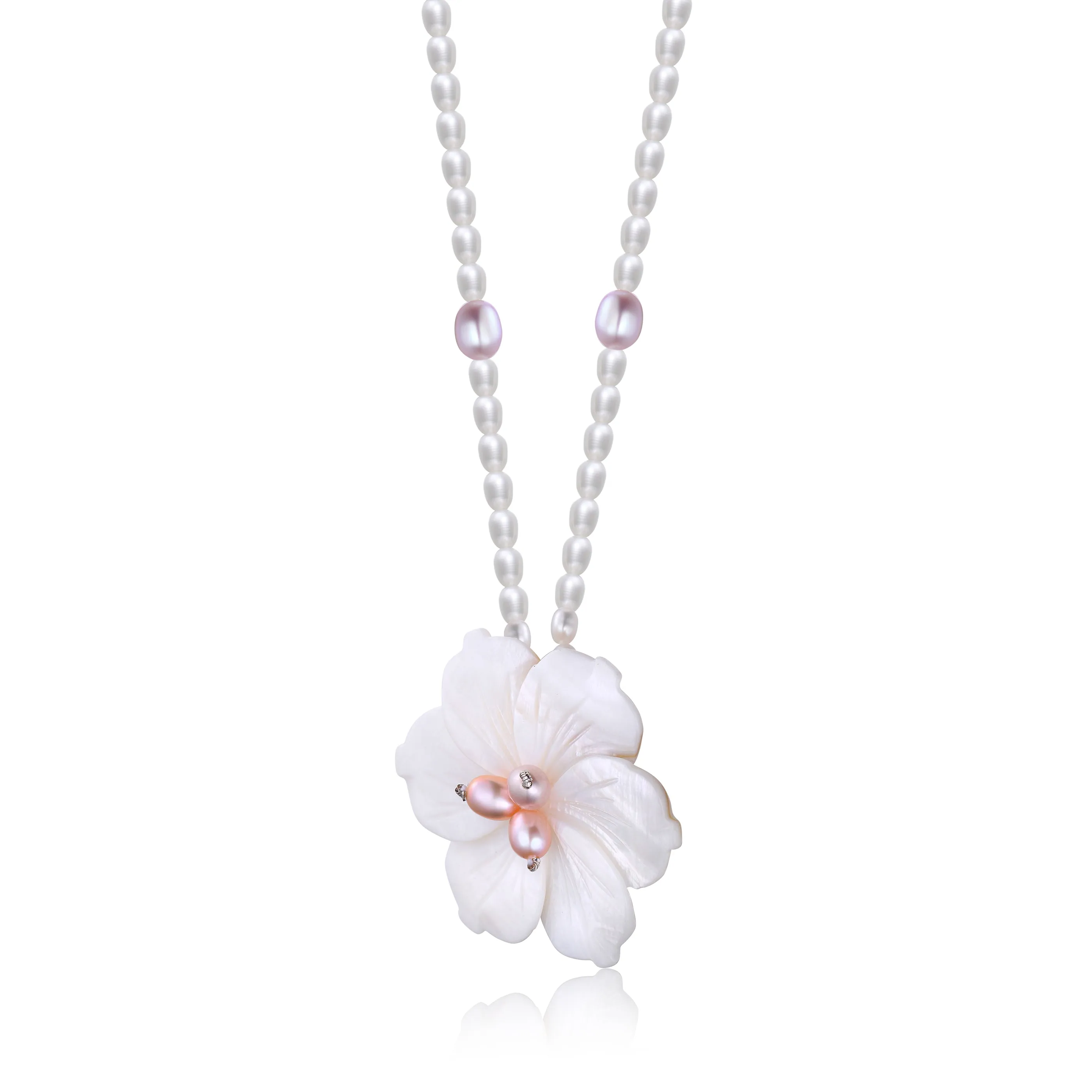 Aurore Pearl Lariot Necklace