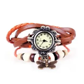 Boho Chic Vintage Inspired Handmade Butterfly Watch