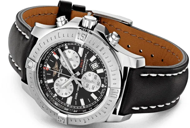 BRT Watch Colt Chronograph Leather Tang Type