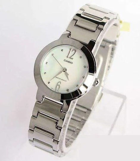 Casio LTP-1191A-7ADF Silver Stainless Steel Strap Watch for Women