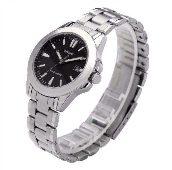 Casio LTP-1215A-1A2DF Silver Stainless Steel Strap Watch for Women