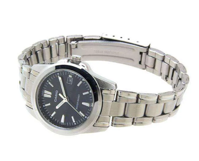 Casio LTP-1215A-1A2DF Silver Stainless Steel Strap Watch for Women