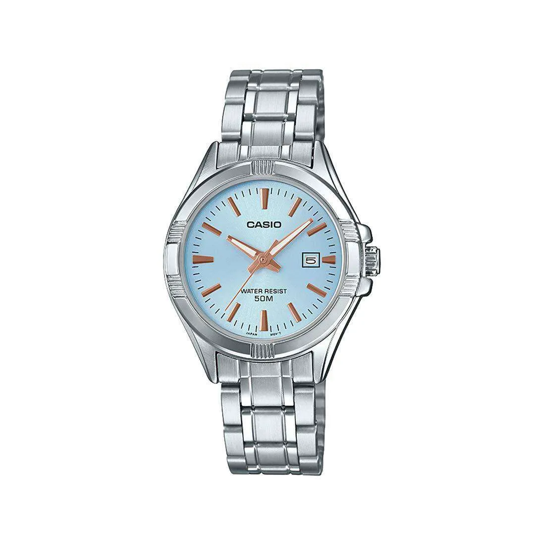 Casio LTP-1308D-2AVDF Silver Stainless Steel Strap Watch for Women