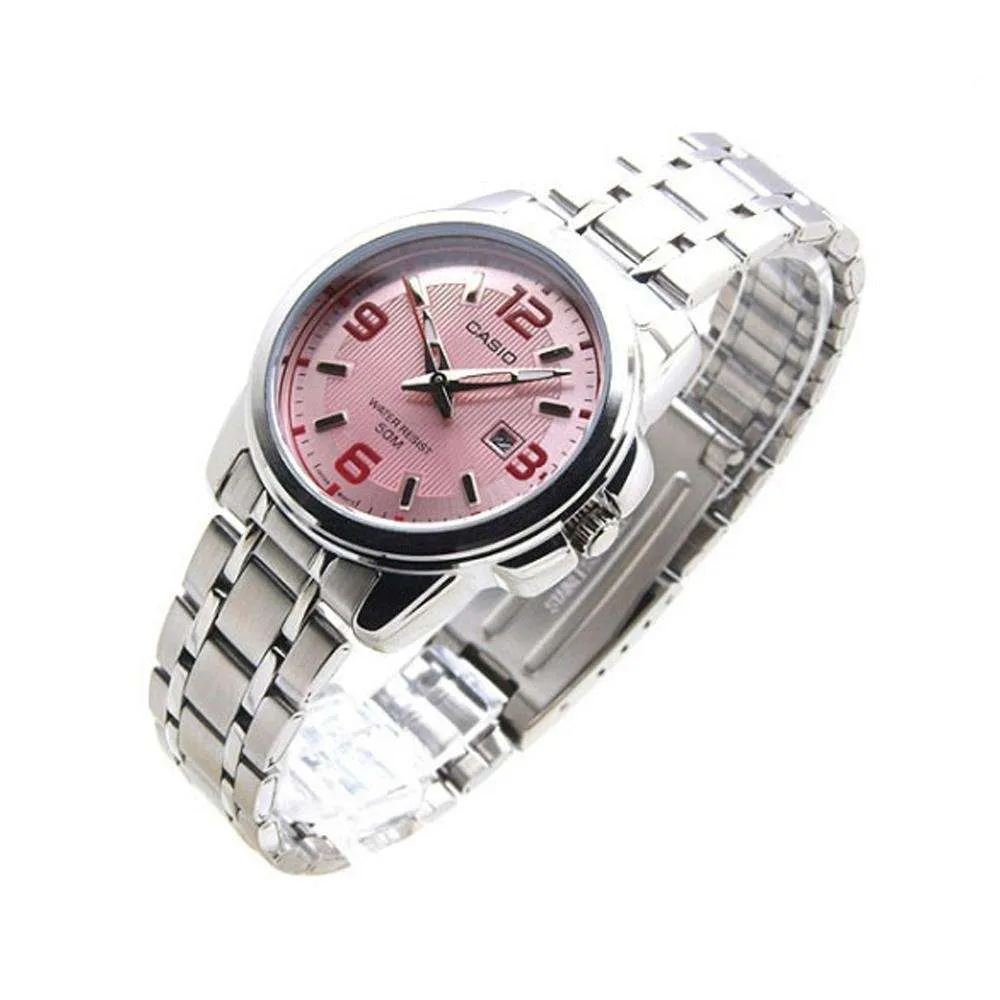 Casio LTP-1314D-5AVDF Silver Stainless Steel Strap Watch for Women