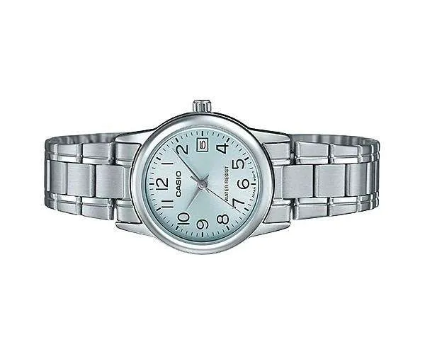 Casio LTP-V002D-2B Silver Stainless Steel Strap Watch for Women