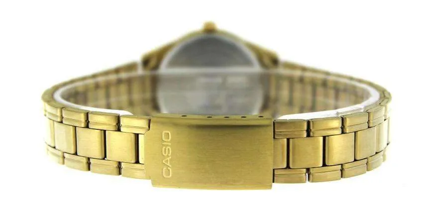 Casio LTP-V005G-9A Gold Stainless Steel Strap Watch for Women