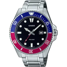 Casio MDV107D-1A3 Stainless Steel Diver Watch