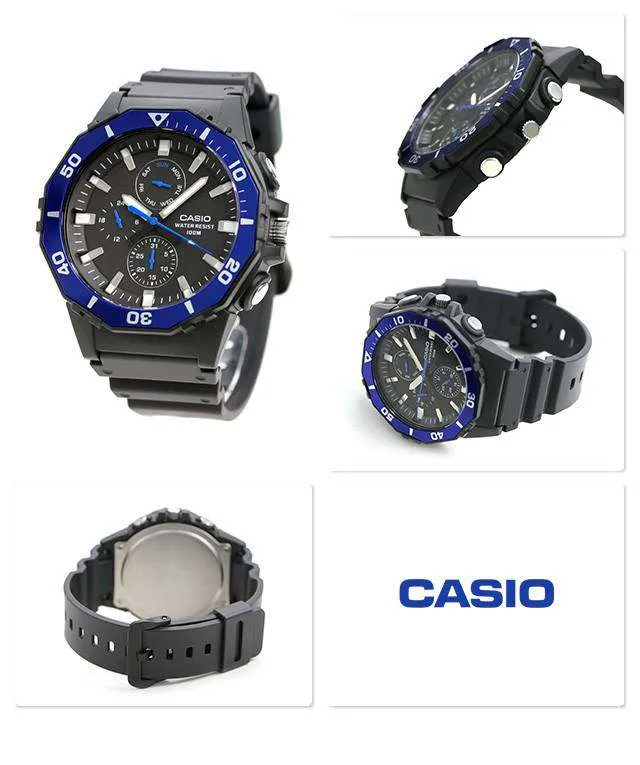 Casio MRW-400H-2AVDF Analog Black Resin Strap Watch for Men