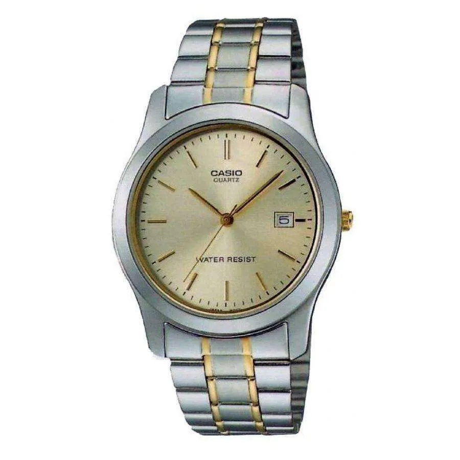 Casio MTP-1141G-9ARDF Two Tone Stainless Steel Strap Watch for Men