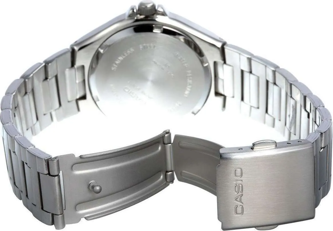 Casio MTP-1228D-1AVDF Silver Stainless Steel Strap Watch for Men