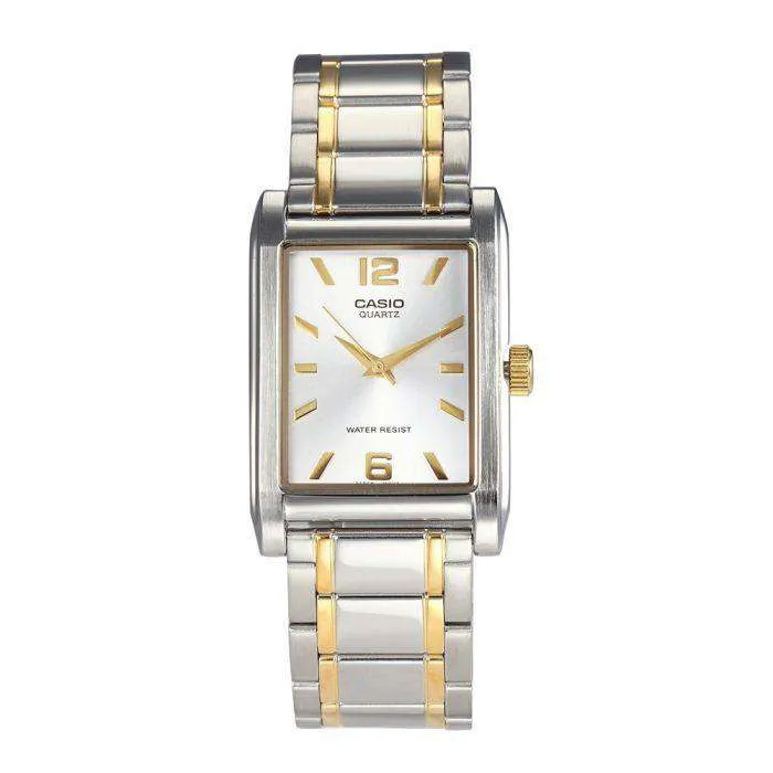 Casio MTP-1235SG-7ADF Two Tone Stainless Steel Strap Watch for Men