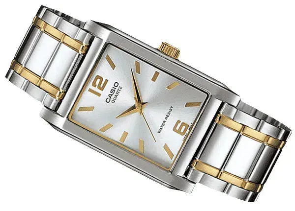 Casio MTP-1235SG-7ADF Two Tone Stainless Steel Strap Watch for Men