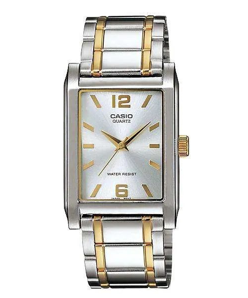 Casio MTP-1235SG-7ADF Two Tone Stainless Steel Strap Watch for Men