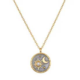 Celestial Birthstone Necklace - June