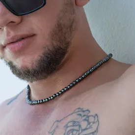 Chente Hematite Choker