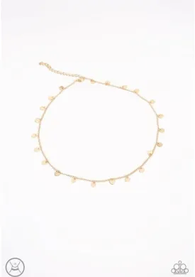 CHIME A Little Brighter Gold Necklace - Paparazzi Accessories