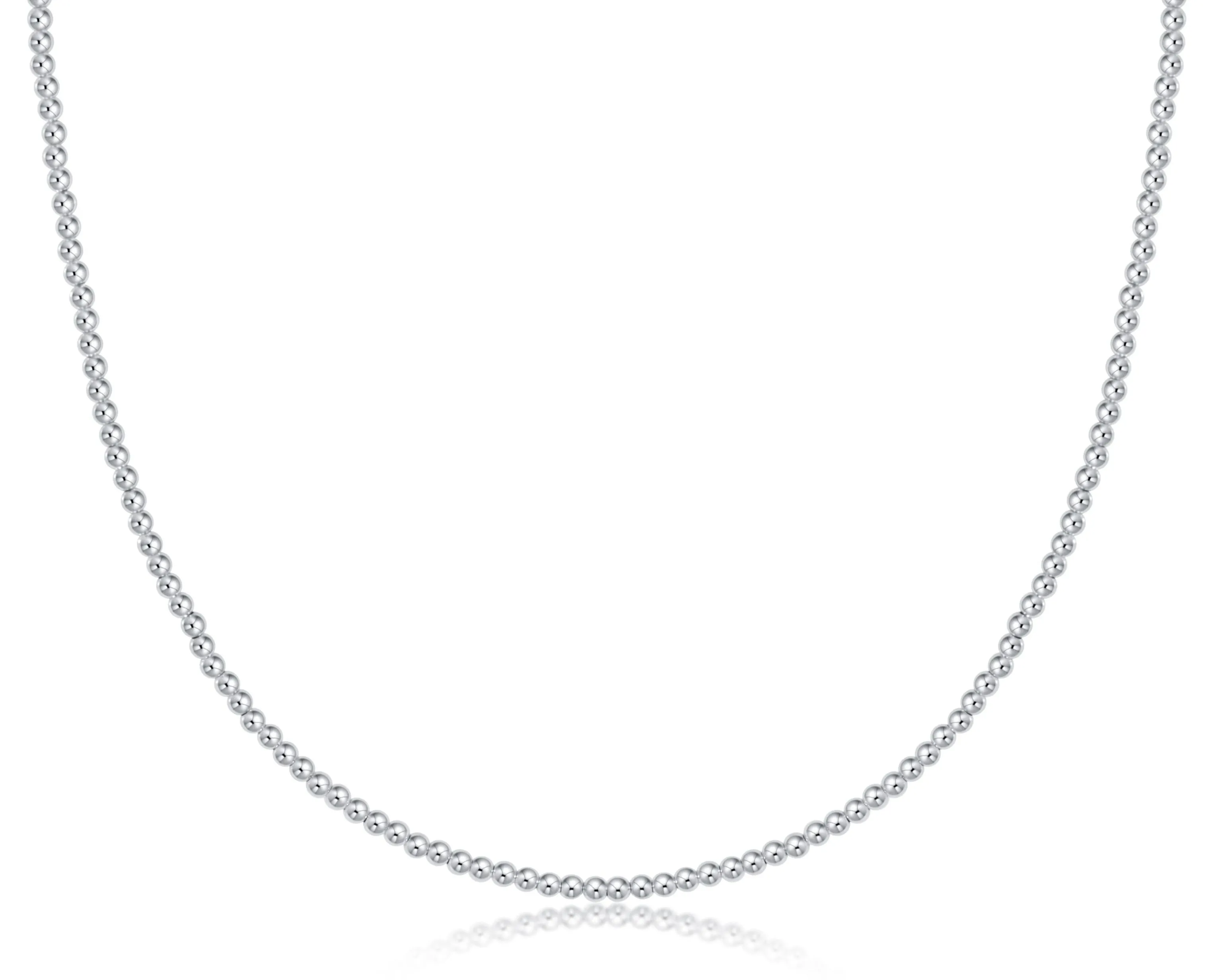 Choker Classic Sterling 2mm Bead