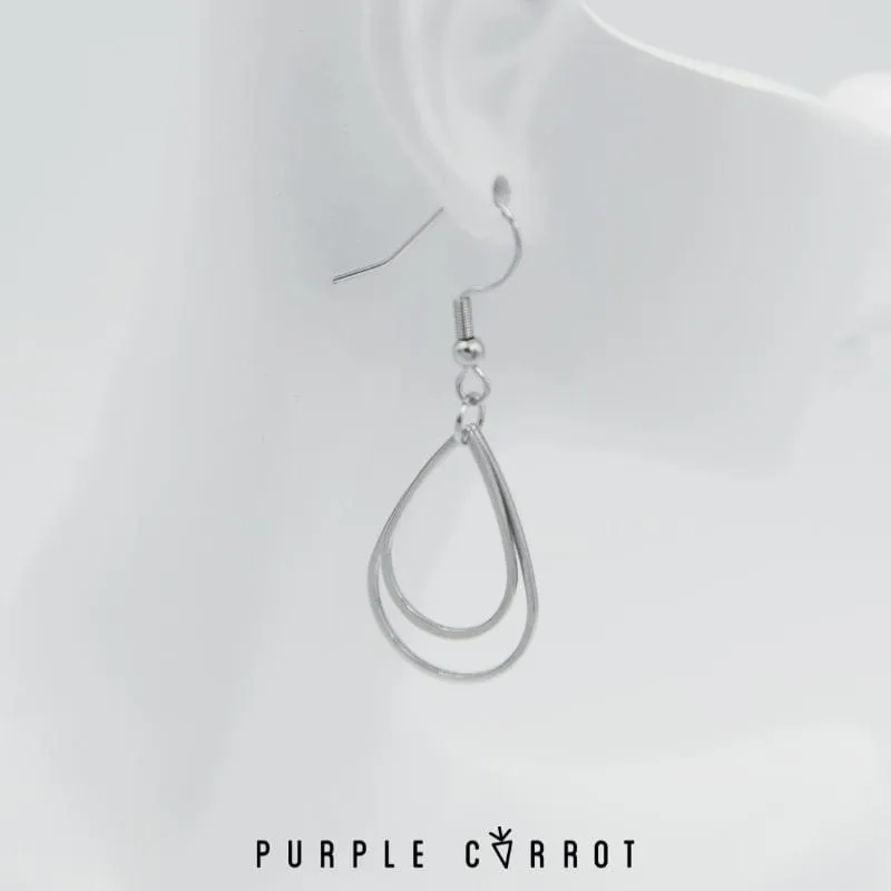 Double Teardrop Earrings