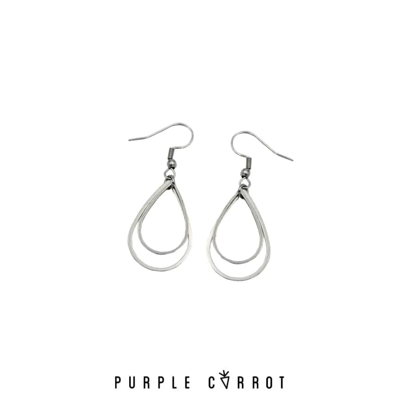 Double Teardrop Earrings