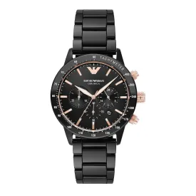 EMPORIO ARMANI Chronograph Quartz Black Dial Men's Watch| AR70002