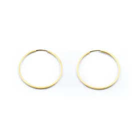 Everyday 10kt  Gold Hoops