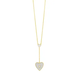 From the Heart Lariat Necklace