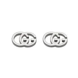 GC GG Running 18ct White Gold Stud Earrings