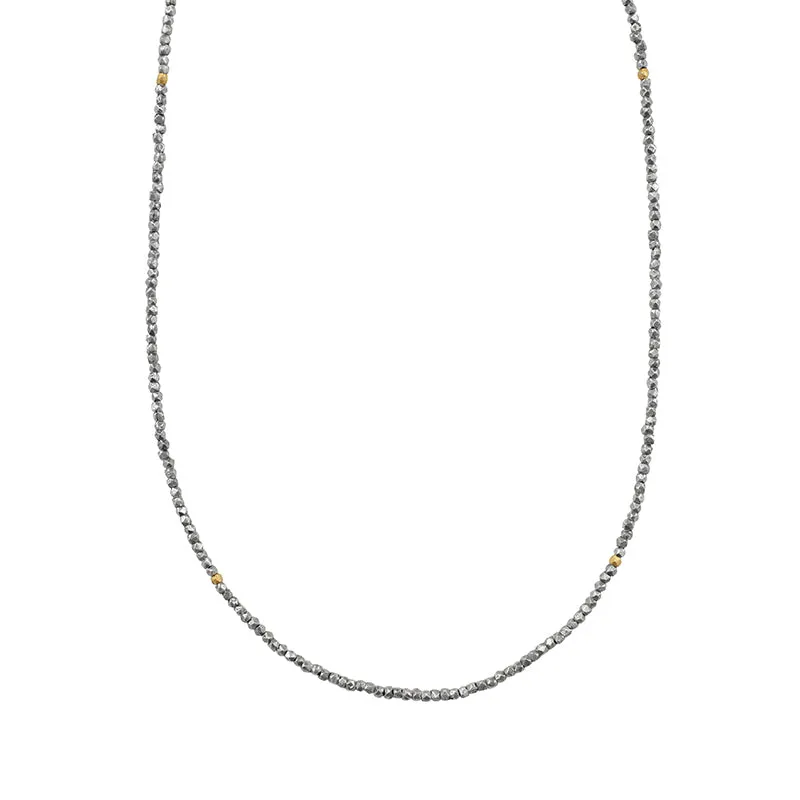 Heirloom Sterling Strand Necklace in 16-18" L