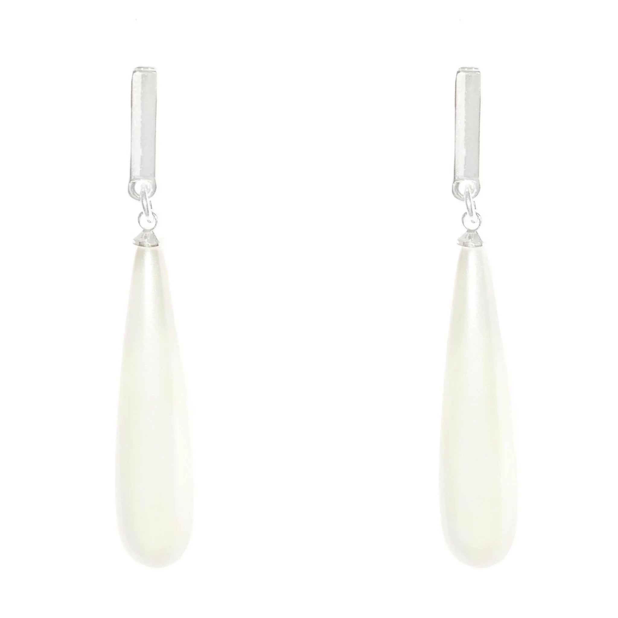 Infinity Pearl Drop Earrings