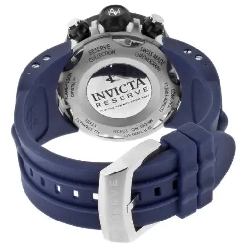 Invicta RESERV VENOM FANGS BLU DL QTZ CHRONO BLK