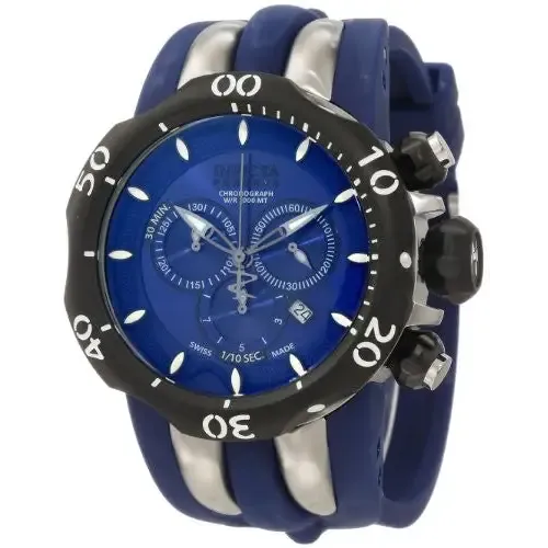 Invicta RESERV VENOM FANGS BLU DL QTZ CHRONO BLK