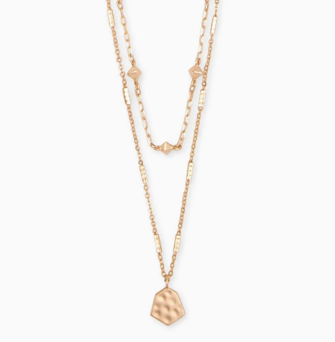 Kendra Scott Clove Multi Strand Rose Gold Drusy
