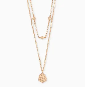 Kendra Scott Clove Multi Strand Rose Gold Drusy