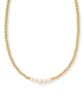 Kendra Scott Eve Beaded Pearl Strand Necklace