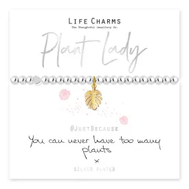 Life charms plant lady Bracelet