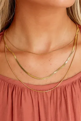 My Favorite Part Gold Layered Necklace