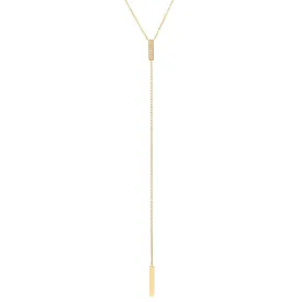 Pavé Lariat Necklace