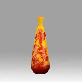 "Slender Vase" by Emile Galle