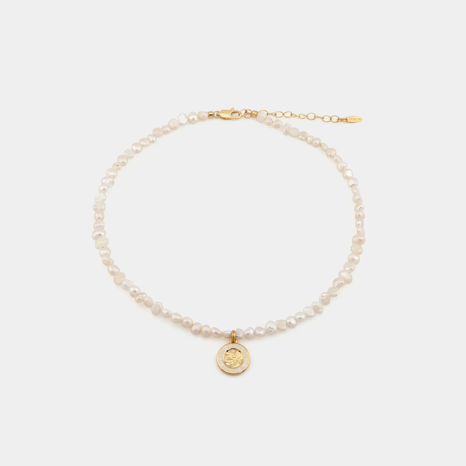 Shoreline Pearl Choker - Gold