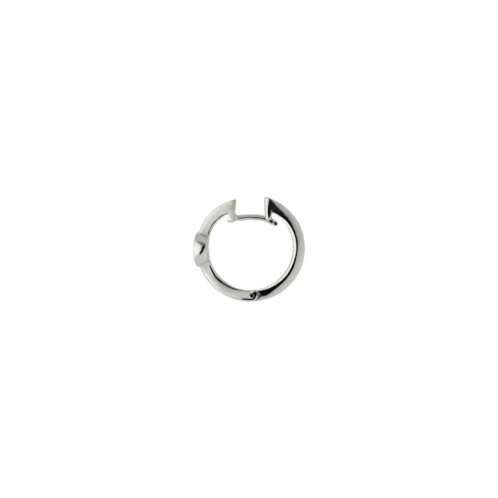 Sterling Silver Interlocking G Hoop Earrings