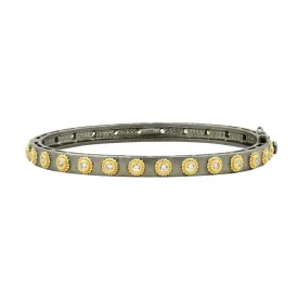 Studded Eternity Hinge Bangle