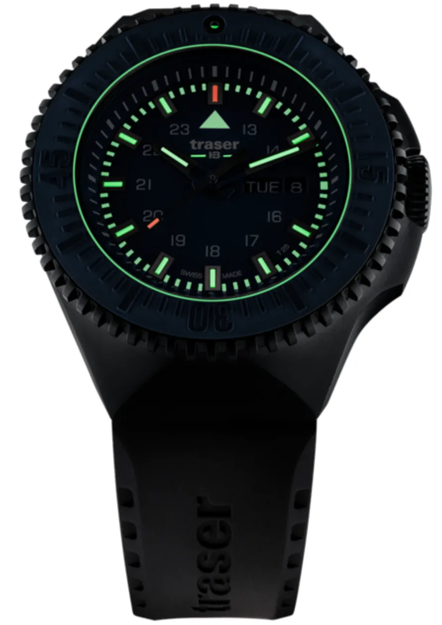 TH3 Watch P69 Black Stealth Sand Rubber