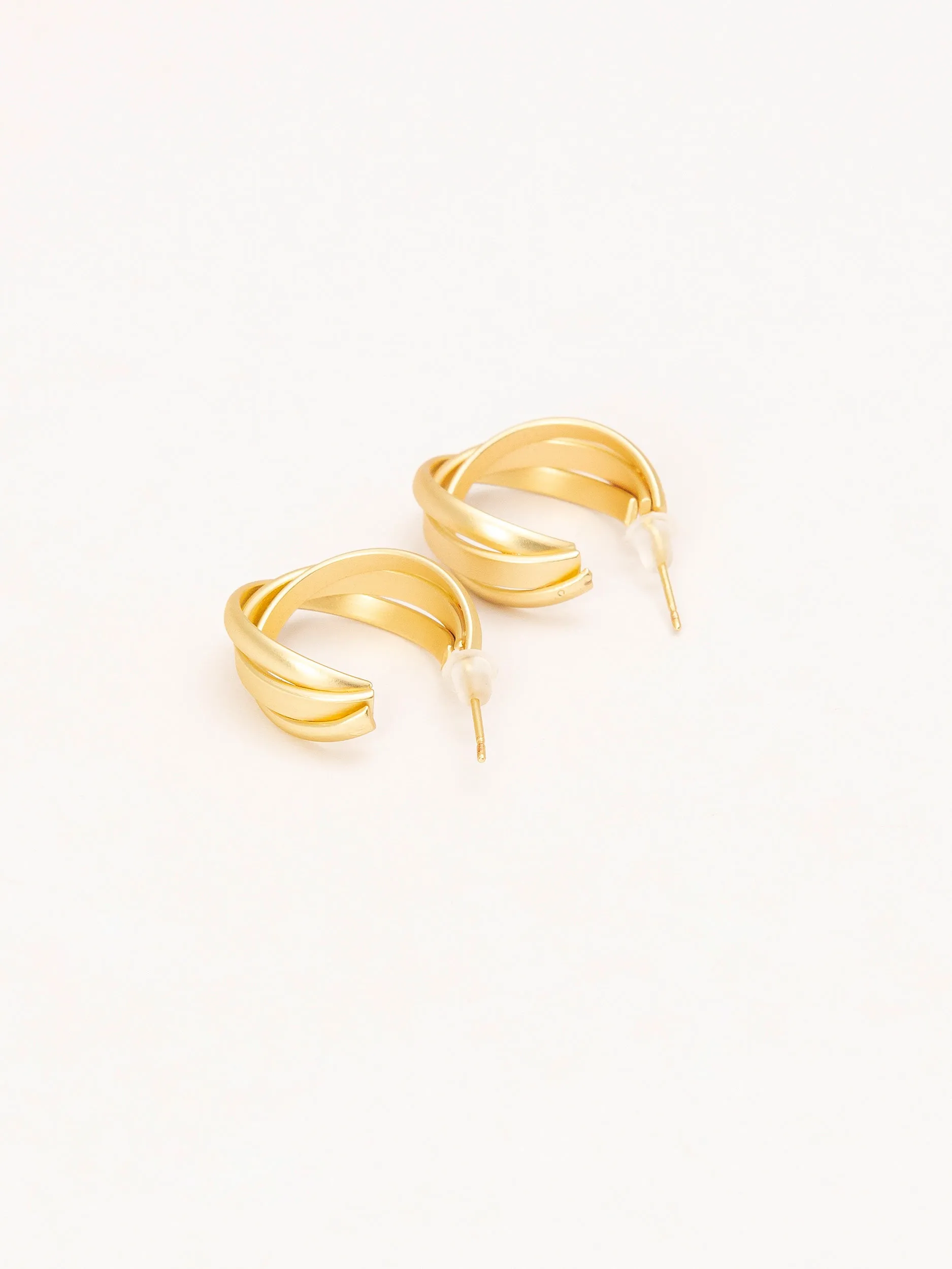 Twist C-Hoop Earrings